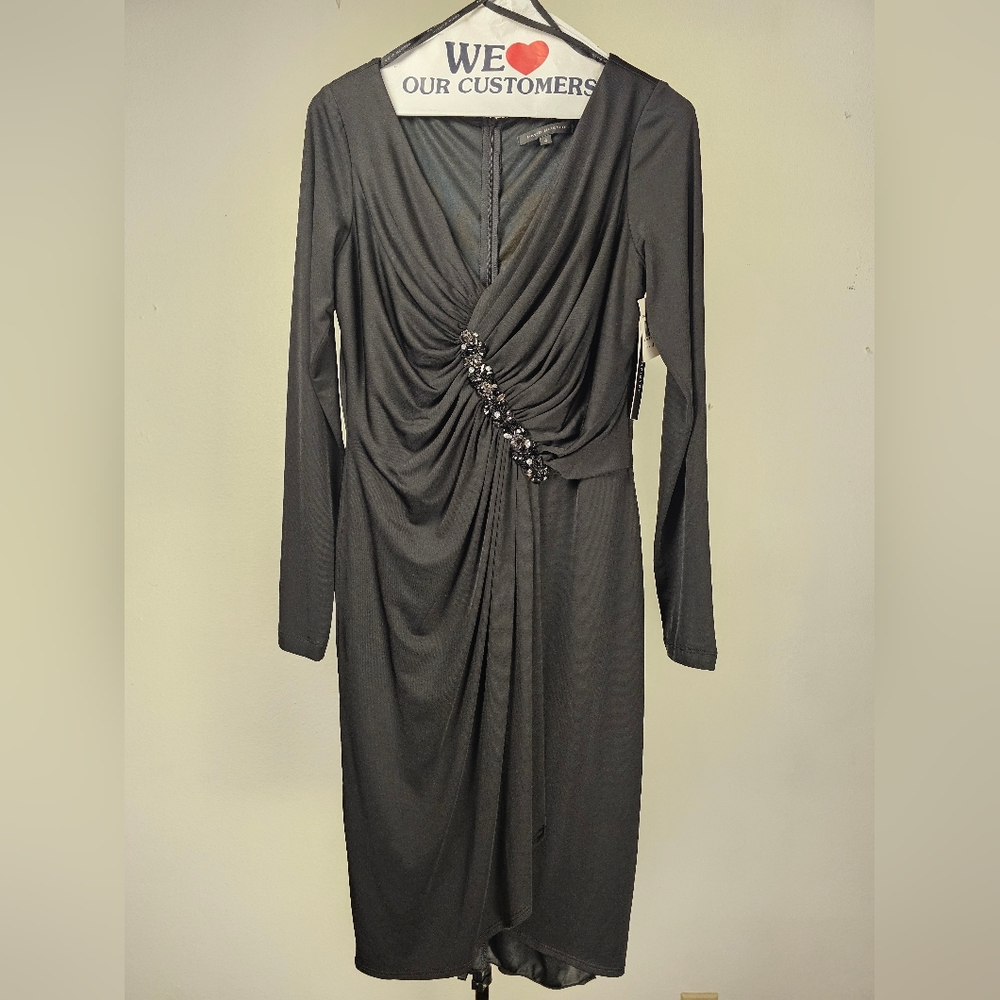 David Meister black dress